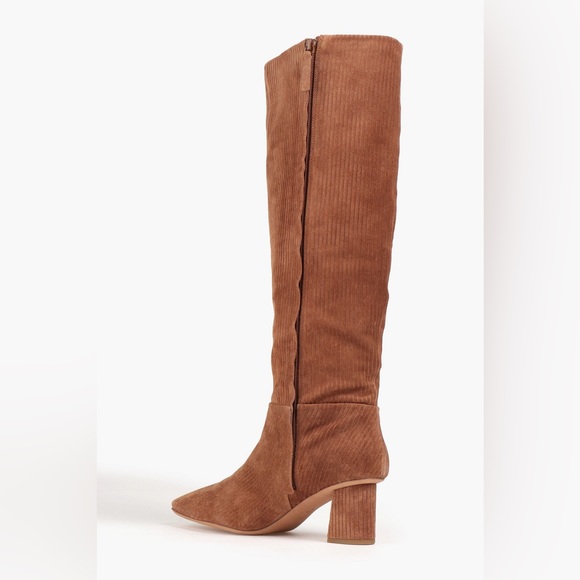 πHPπNIB 3.1 Phillip Lim Tess Ribbed Suede Knee Boots - Picture 3 of 10